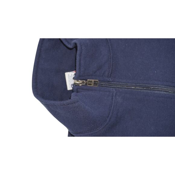 Vintage Russell Athletic USA Navy Zip Fleece Vest Size - Picture 5 of 12